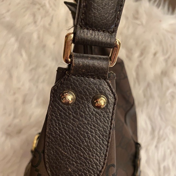 Gucci Brown/Black Horsebit XL, Hobo Style Purse - Picture 5 of 8